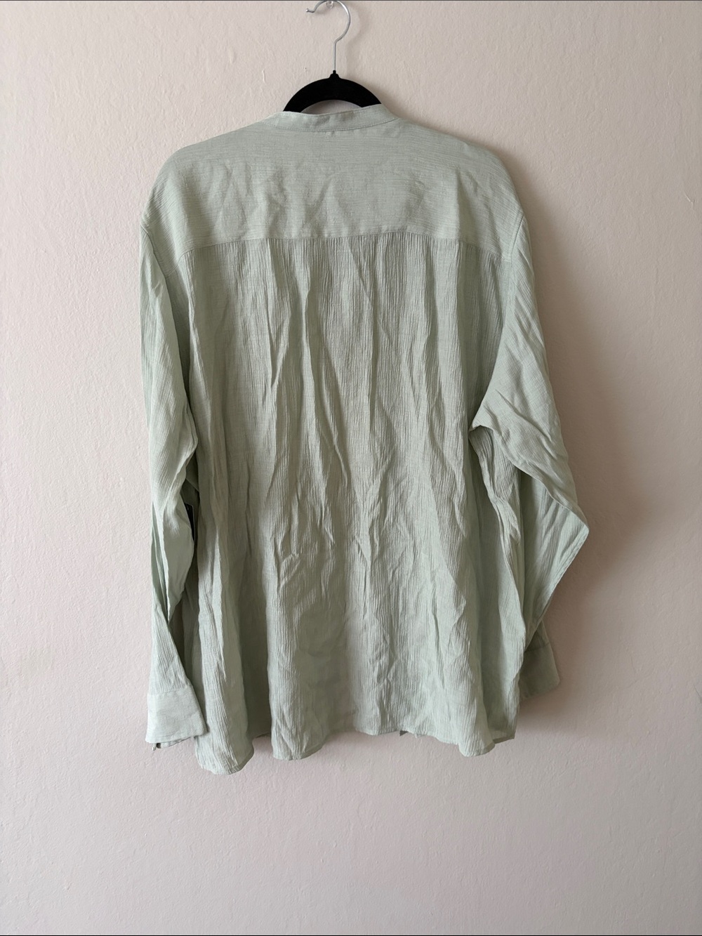 Alfani Men's Sage Green Lightweight Button-Up Shirt - Picture 5 of 5